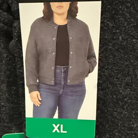 Well Worn Dark Gray Bomber Jacket size XL New with Tags - Picture 7 of 7